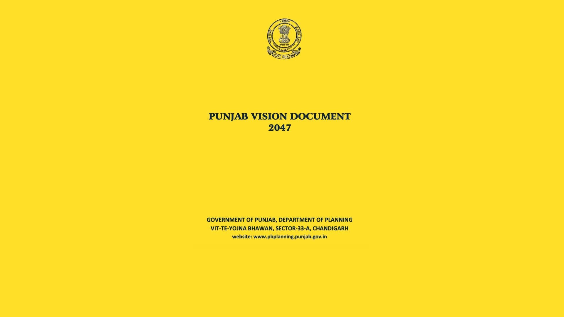 Punjab Vision Document 2047