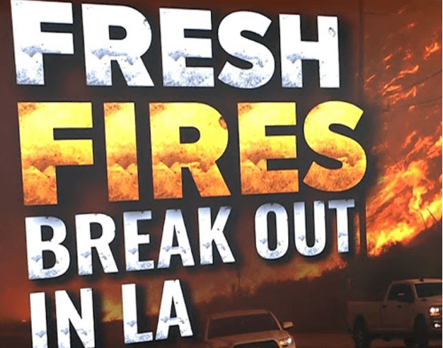 Huge Fire Near Los Angeles Grows | 50,000 Evacuations Ordered, Red Flag Warning Issued
